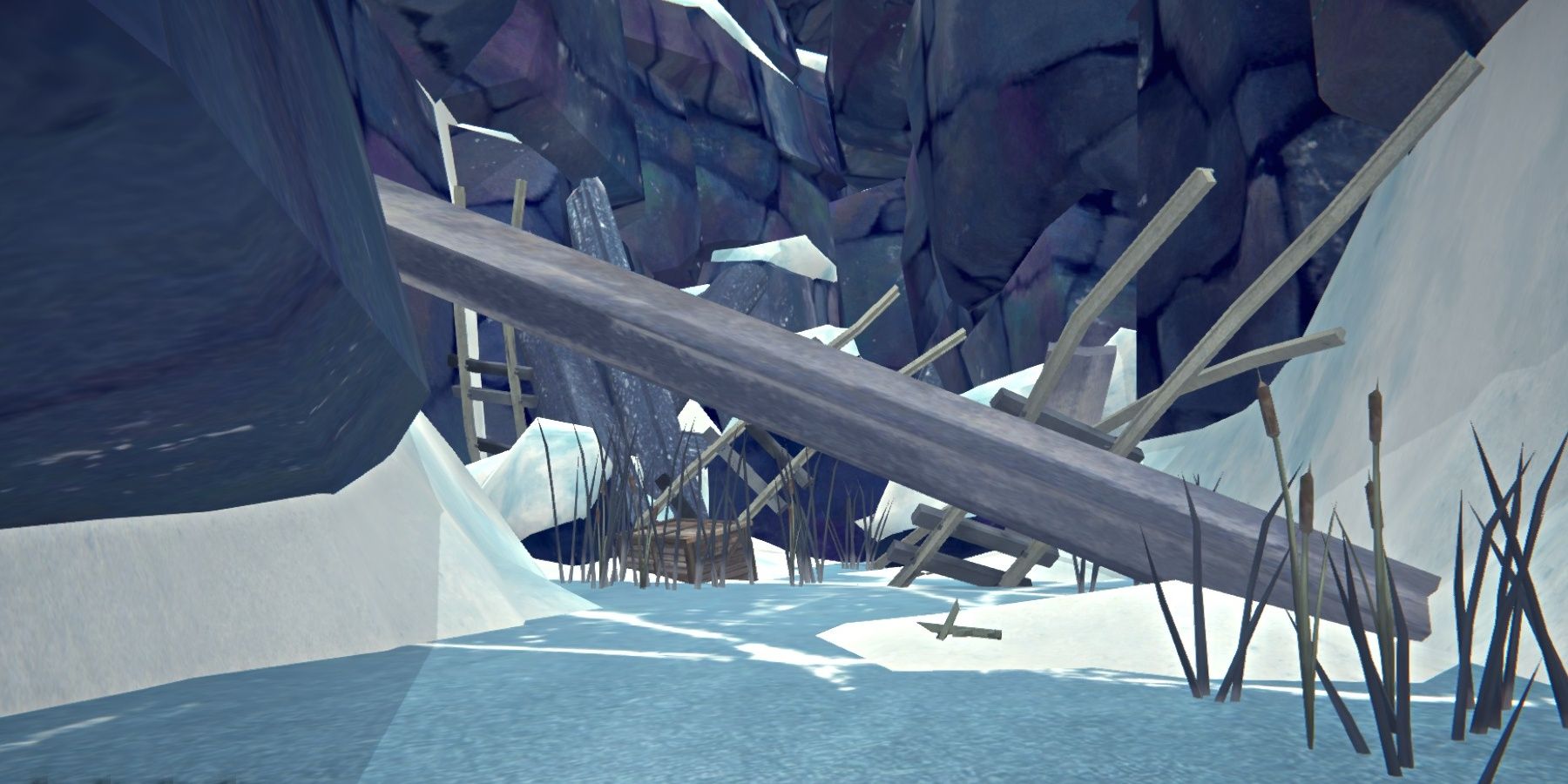 The Long Dark Broken Railroad Ravine