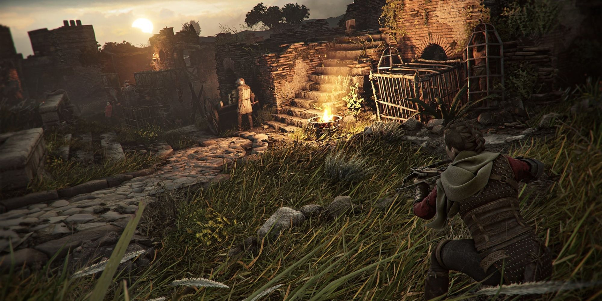 Plague Tale Requiem Character Hiding In Tall Grass