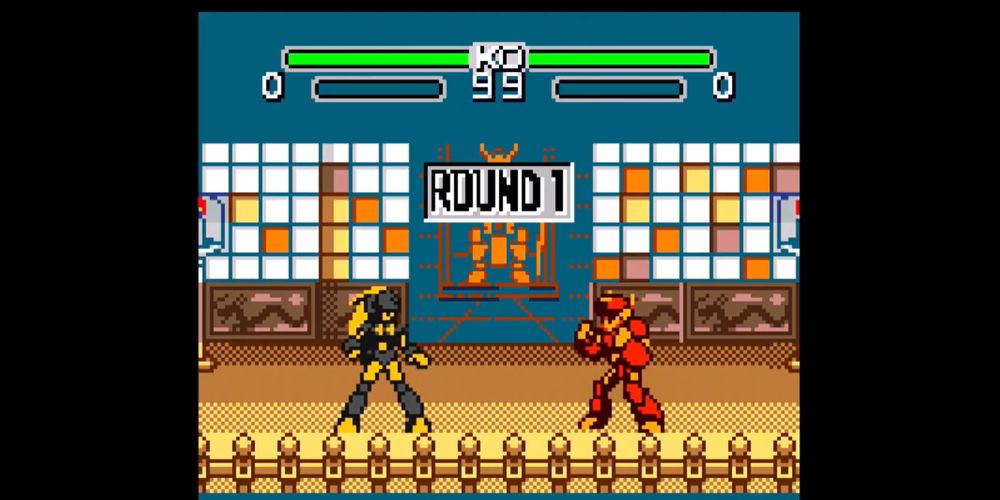 Robots Preparing to Fight in Power Quest for Game Boy Color