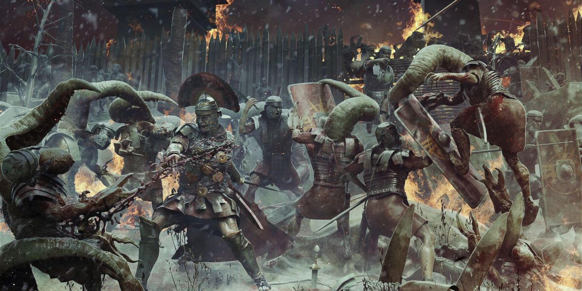 Cohors Cthulhu Legionaries Fighting Monsters
