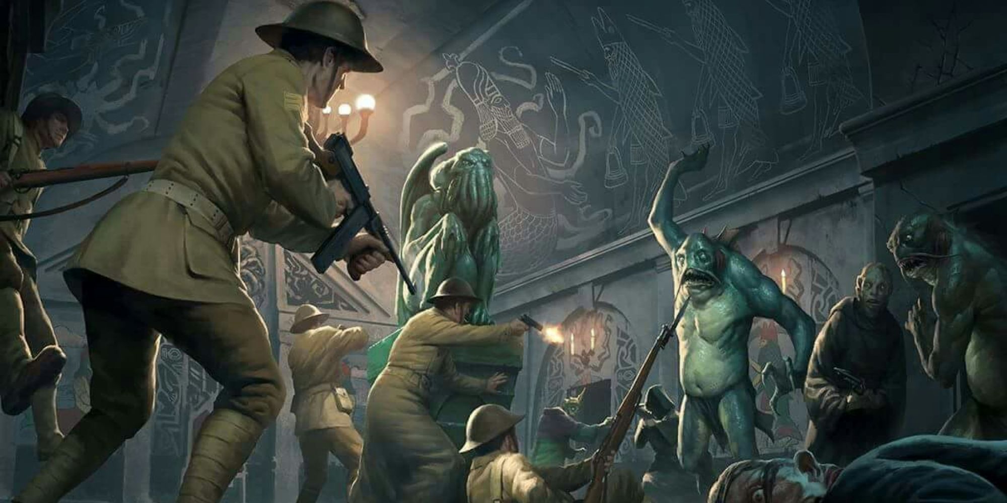 Pulp Cthulhu Fishmen Vs Explorers