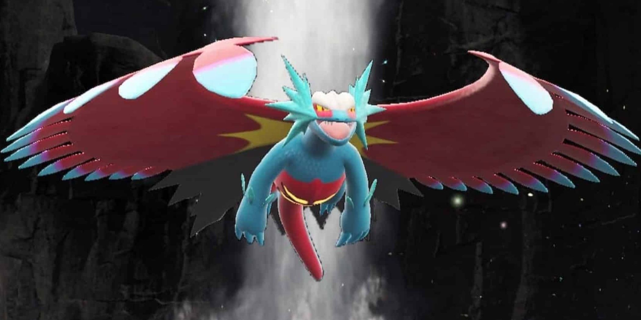 Pokemon Scarlet &amp; Violet Small Details: Roaring Moon floating angrily.