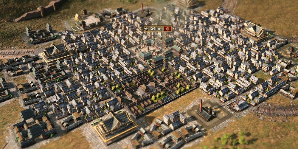 great qing capital city layout on plains in the Victoria 3 game