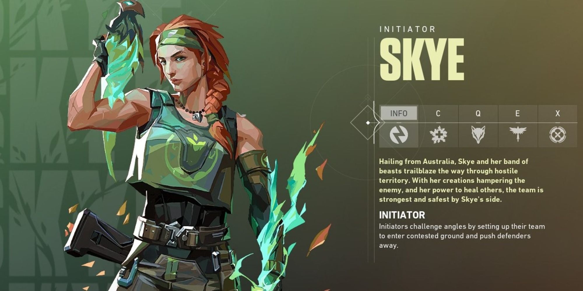 An image of Valorant's Skye agent