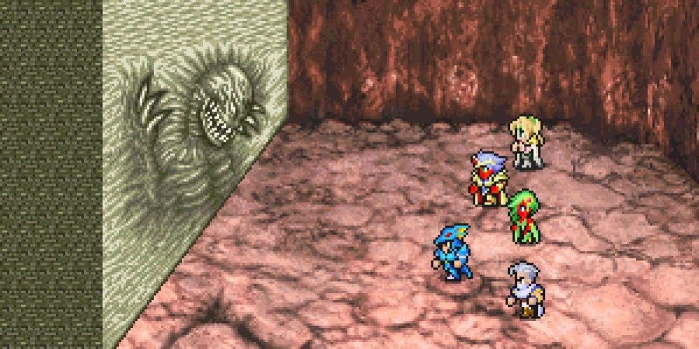 Cecil and the party battle a wall