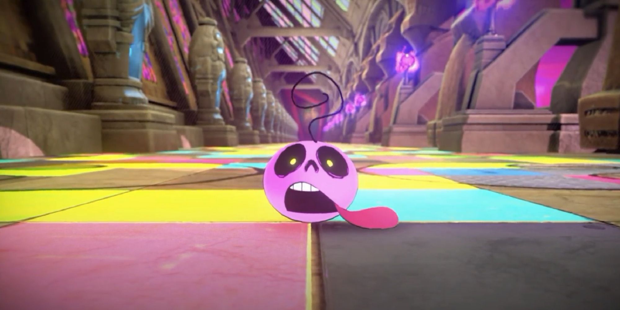 A phantom blocks the way in Rain Code's first Mystery Labyrinth