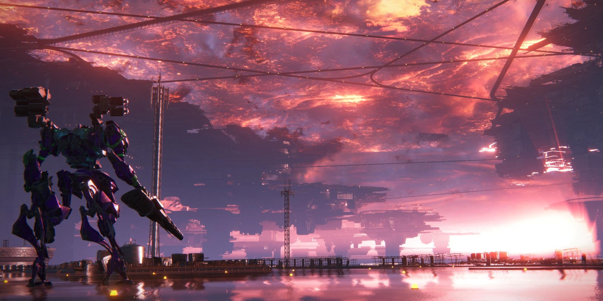 Armored Core 6, AC looking off into the horizon