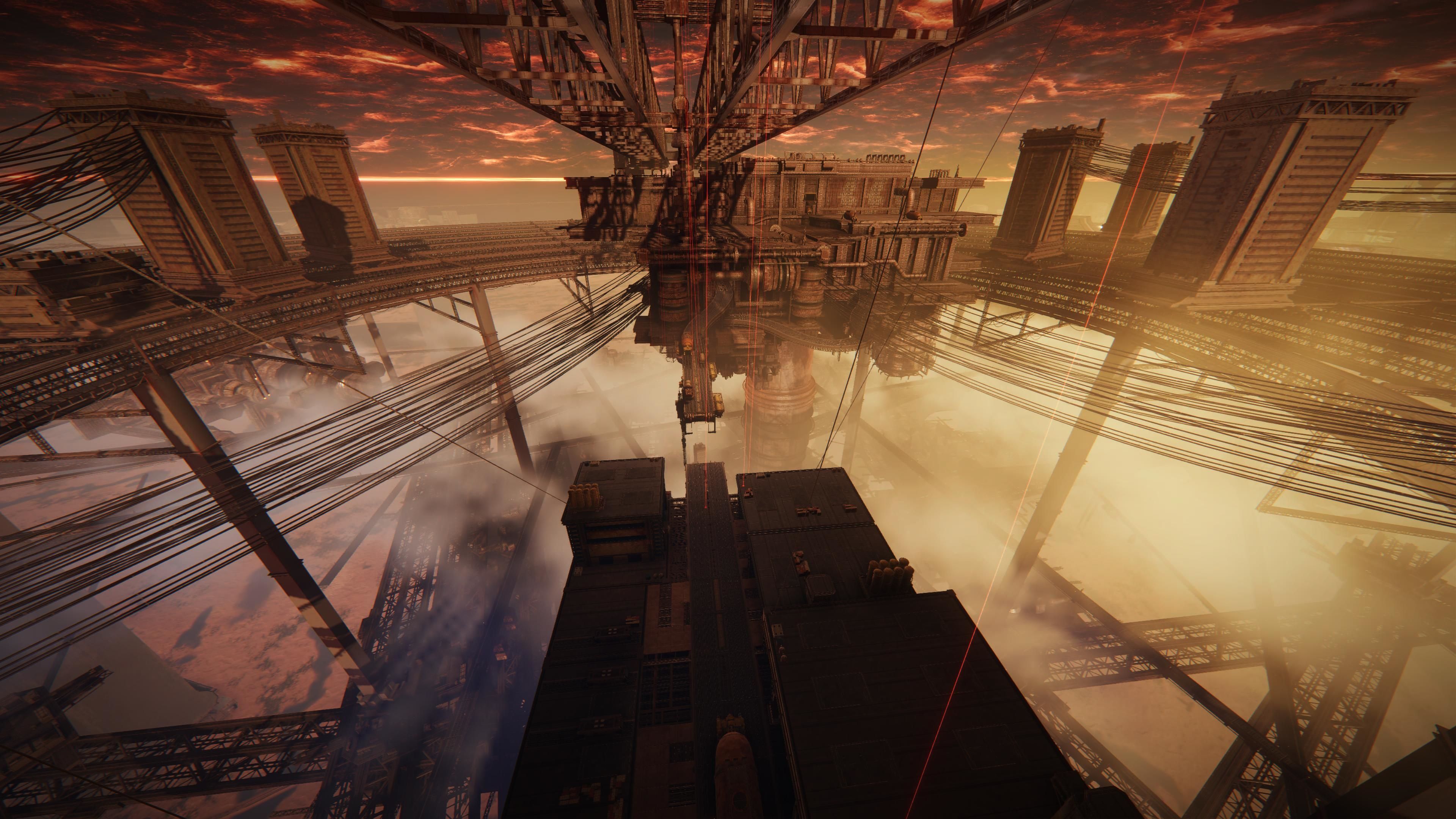 Armored Core 6, Ocean Crossing, A view of the stage from above