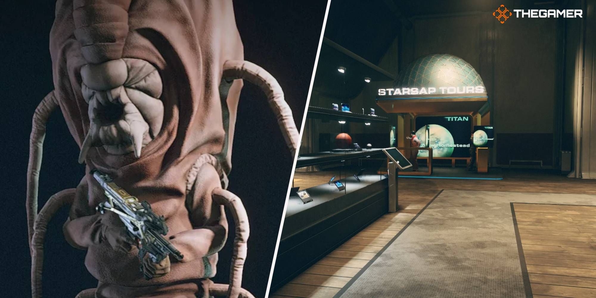 Starfield Tardigrade Monster Costume and Starsap Tours