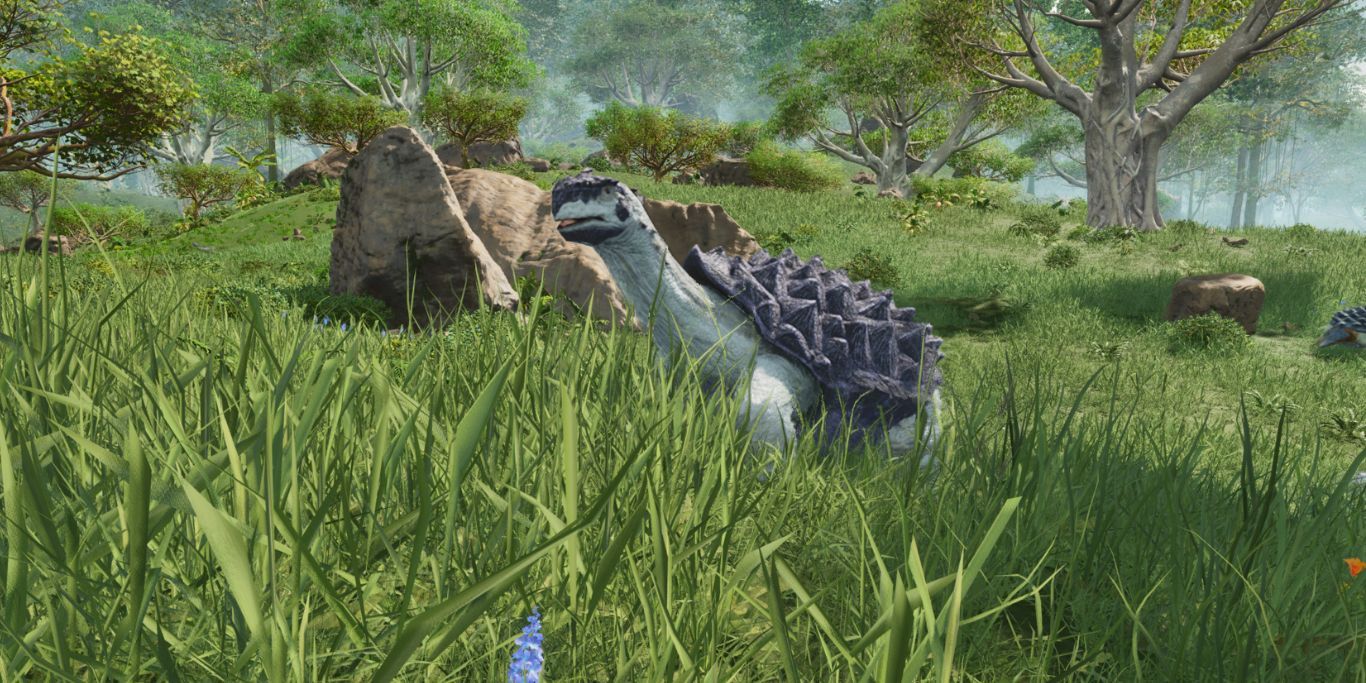 Ark Survival Ascended Carbonemys Chilling In Open