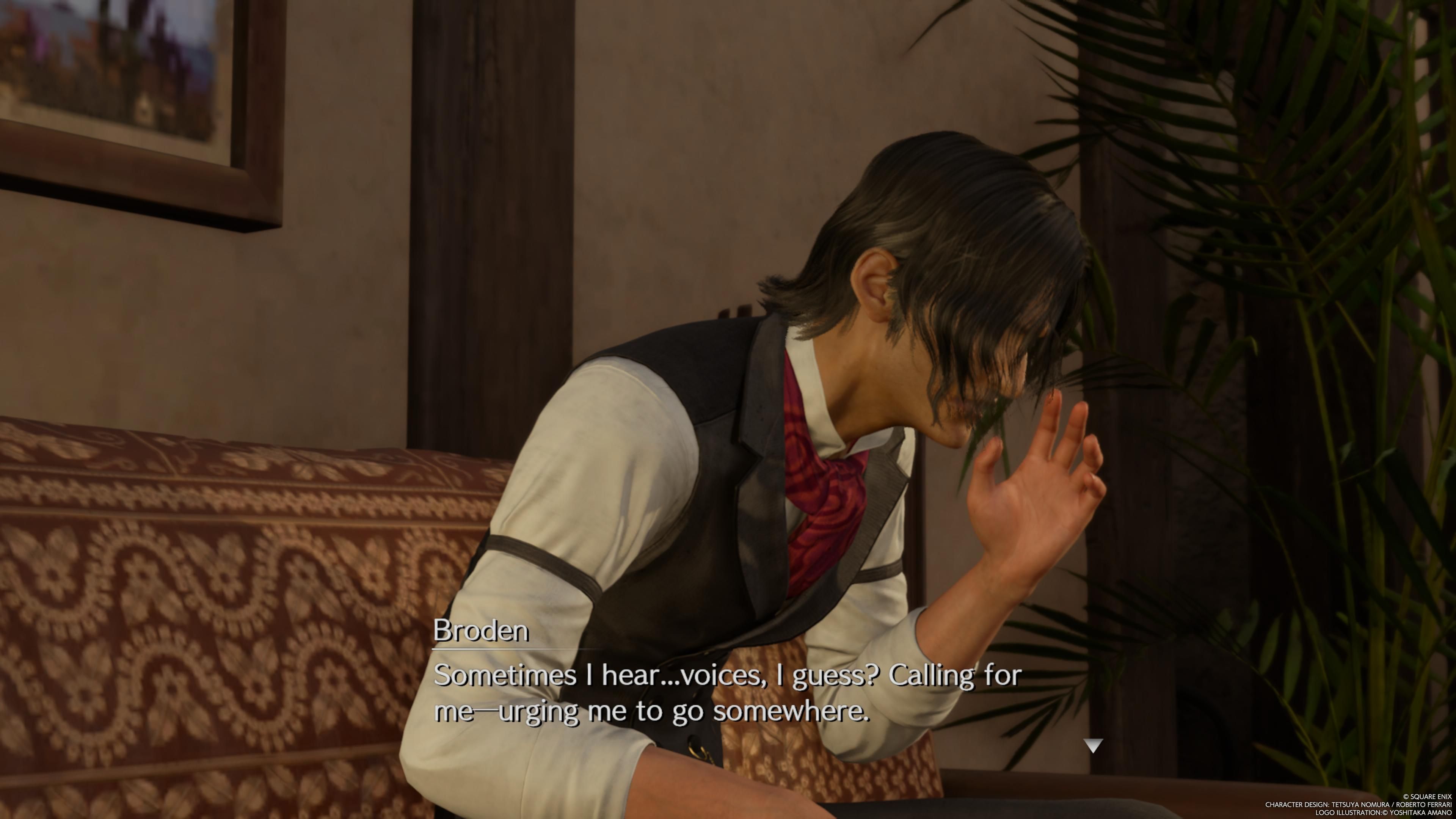 Brodan in Kalm's inn in FF7 Rebirth