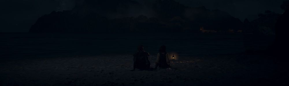Dragon's Dogma 2 Arisen And Ulrika Looking At Night Sky