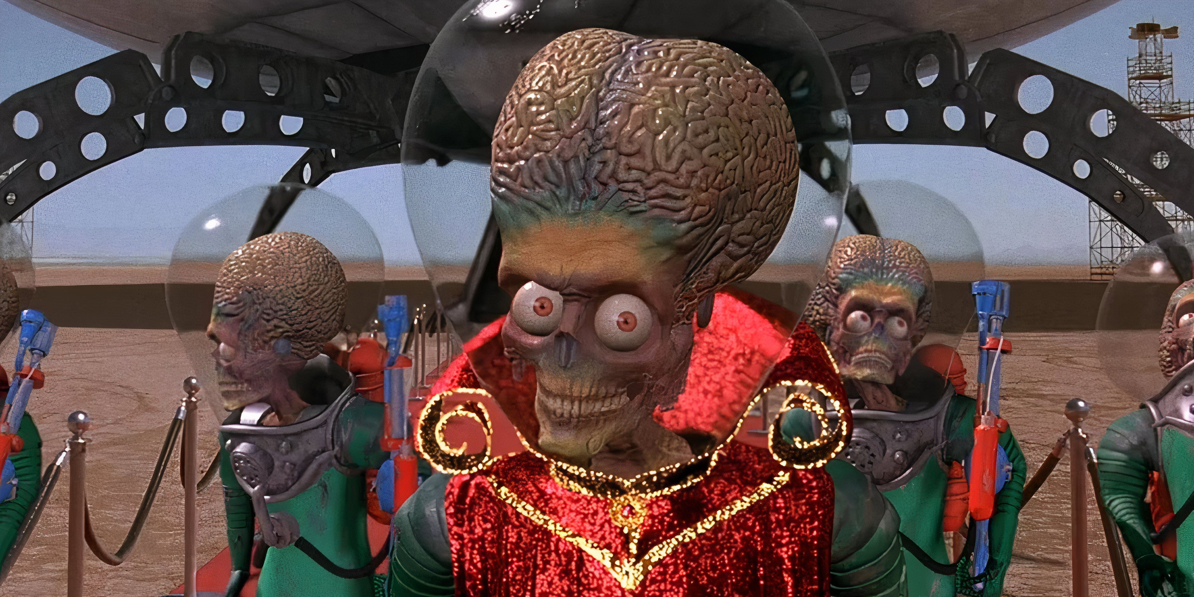Mars Attacks aliens getting off their ship
