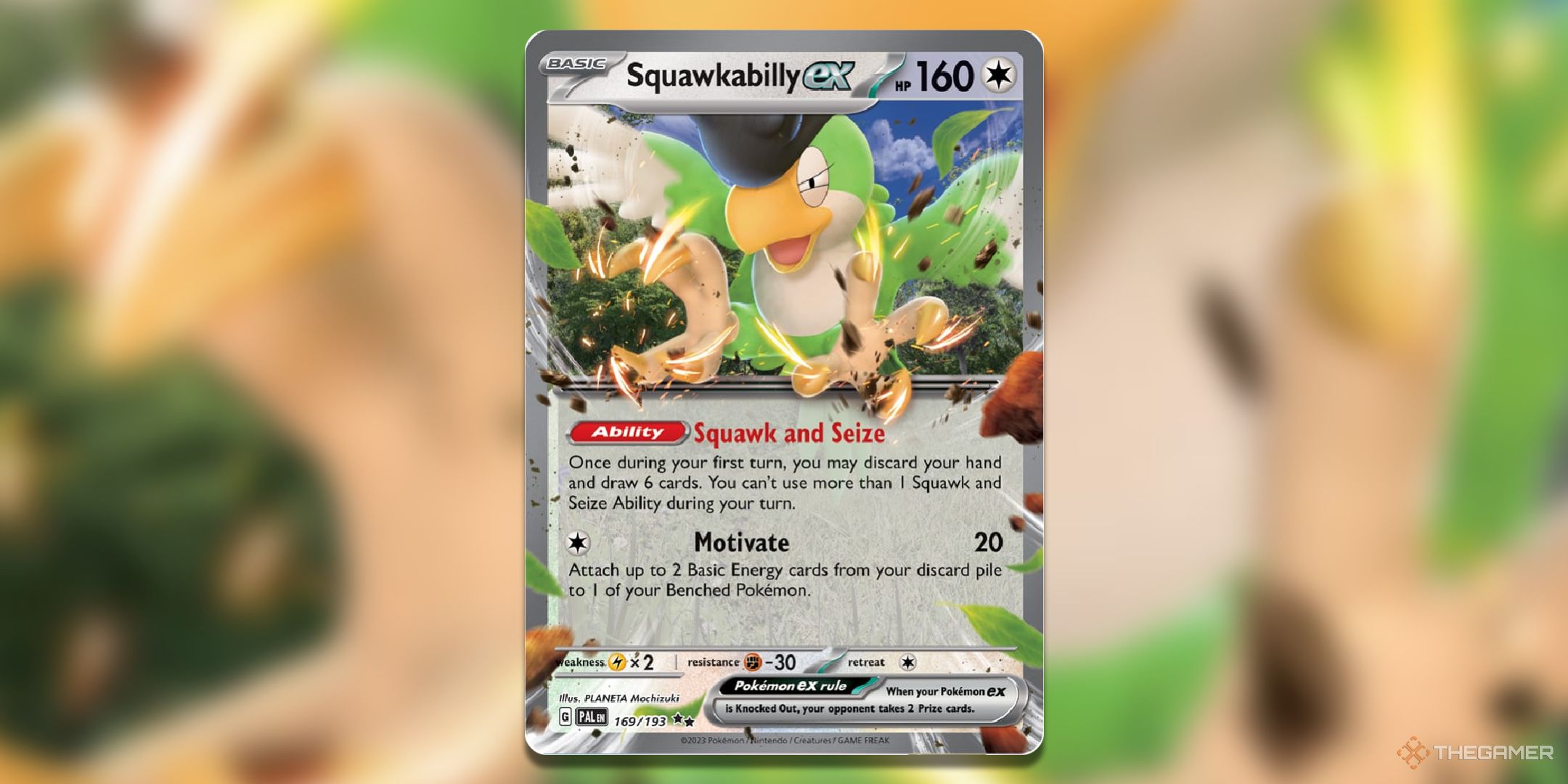 Squawkabilly ex, Paldean Fates 169