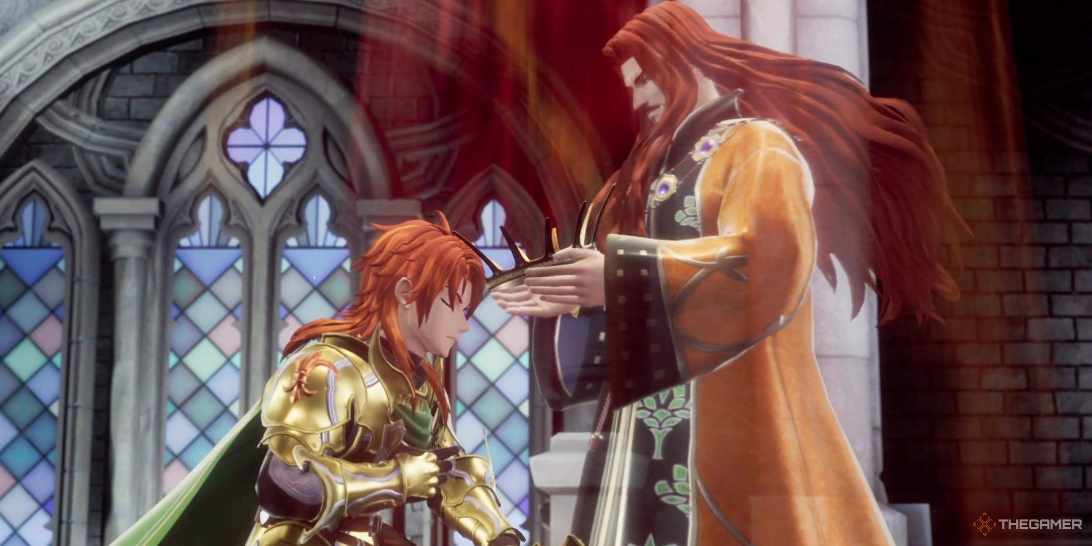 Romancing Saga 2 Revenge Of The Seven. King Leon crowning Gerard.