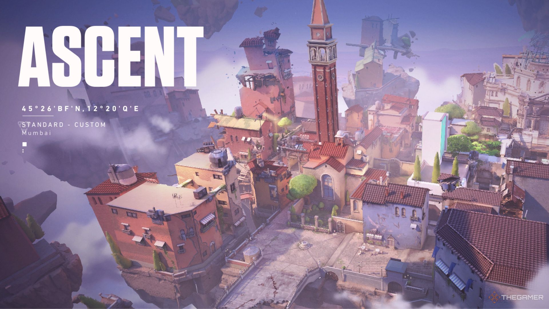 The Loading Screen Of The Map, Ascent, In Valorant.