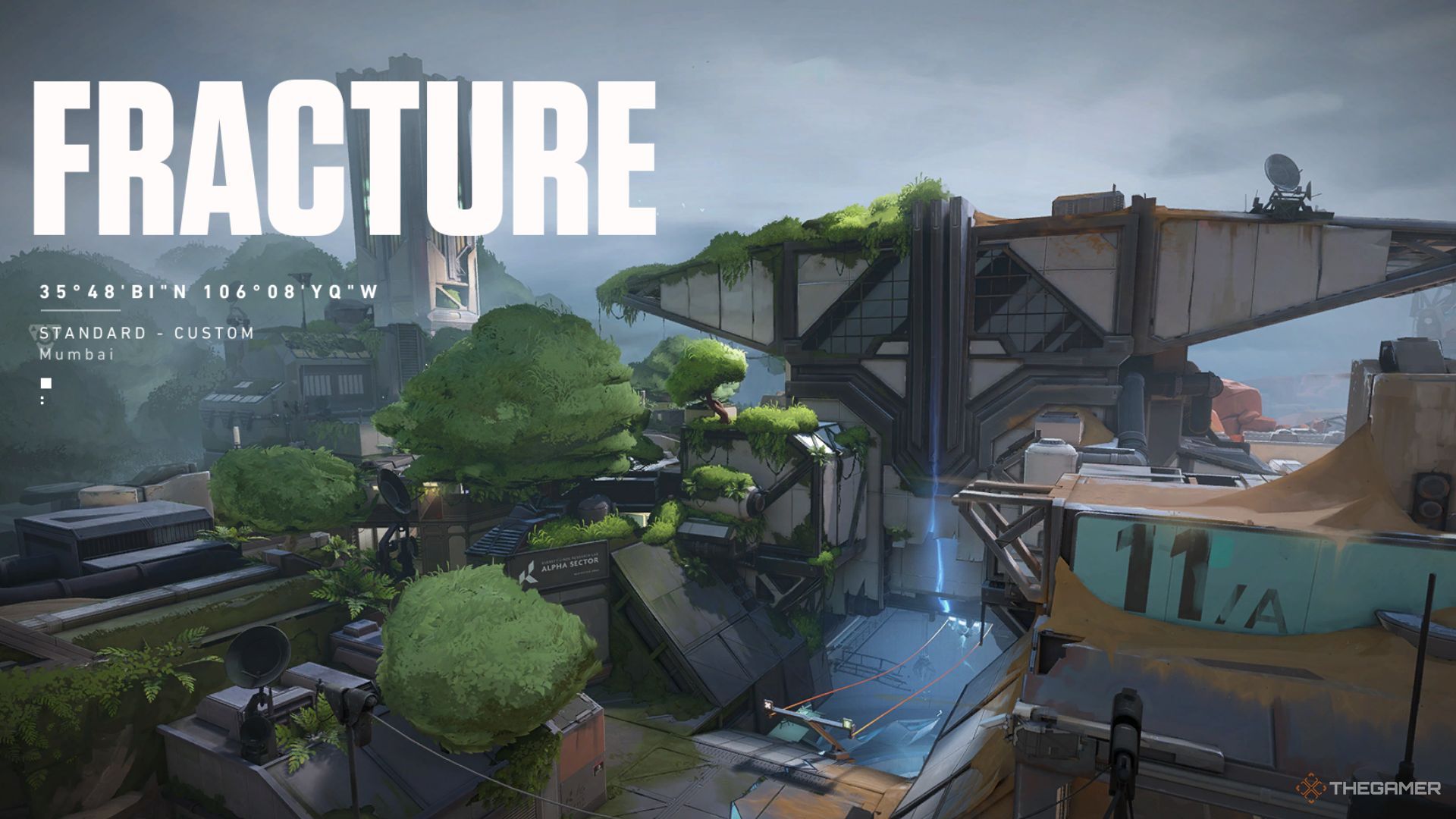 The Loading Screen Of The Map, Fracture, In Valorant.