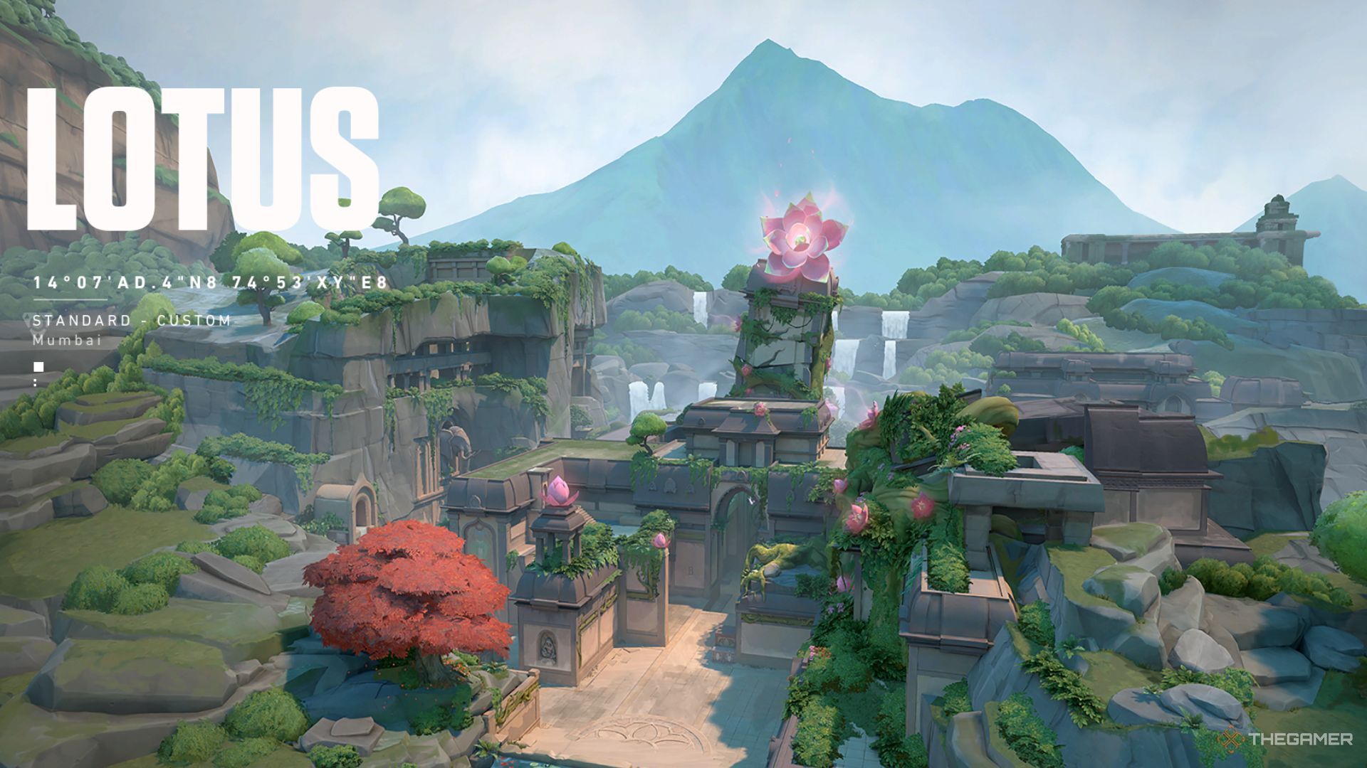 The Loading Screen Of The Map, Lotus, In Valorant.