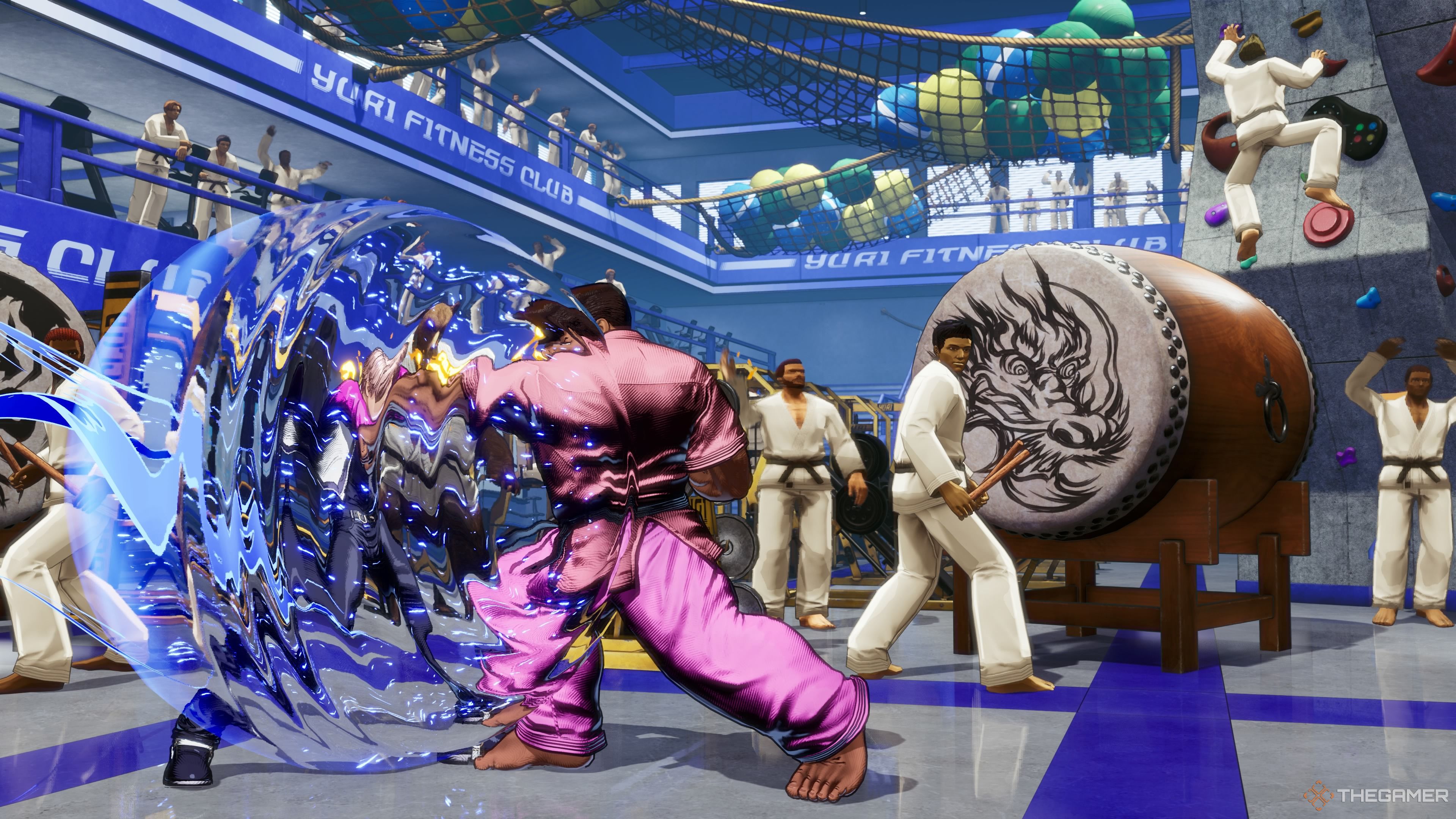 Rock using a Hyper Defense in Fatal Fury City of the Wolves.