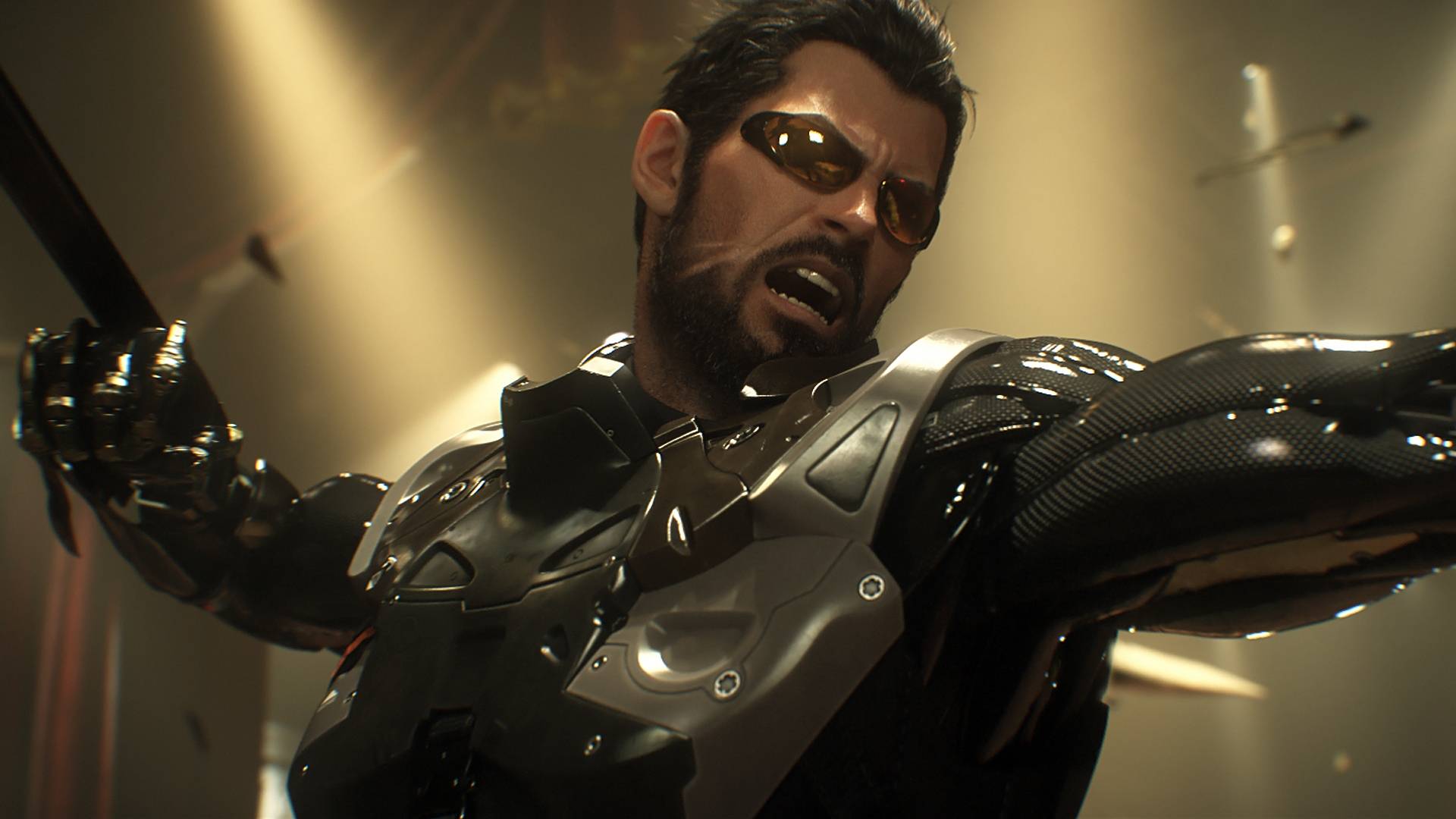 Adam Jensen from Deus Ex Human Revolution