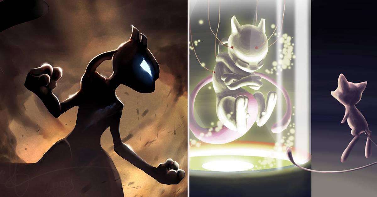 Two Pokemon Mewtwo The Dark Psychic Realisticpokemon Pokemon Pokemon Mewtwo