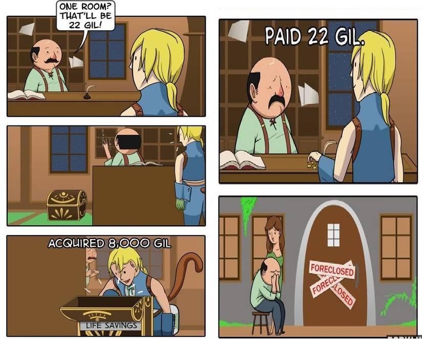 Fantasy Machine Humor 25 Final Fantasy Logic Comics That Are Too Hilarious For Words