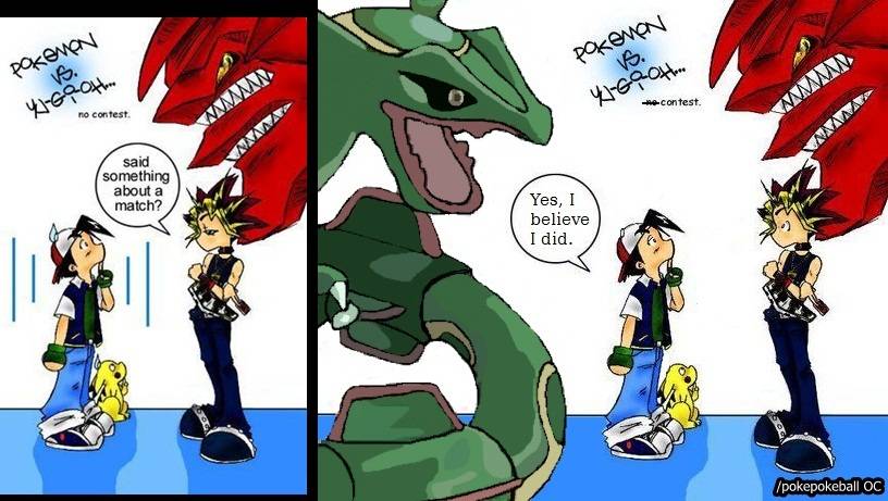 yugioh vs pokemon cards Time To Duel: 25 Pokémon Vs. Yu-Gi-Oh Memes That Leave Us Laughing