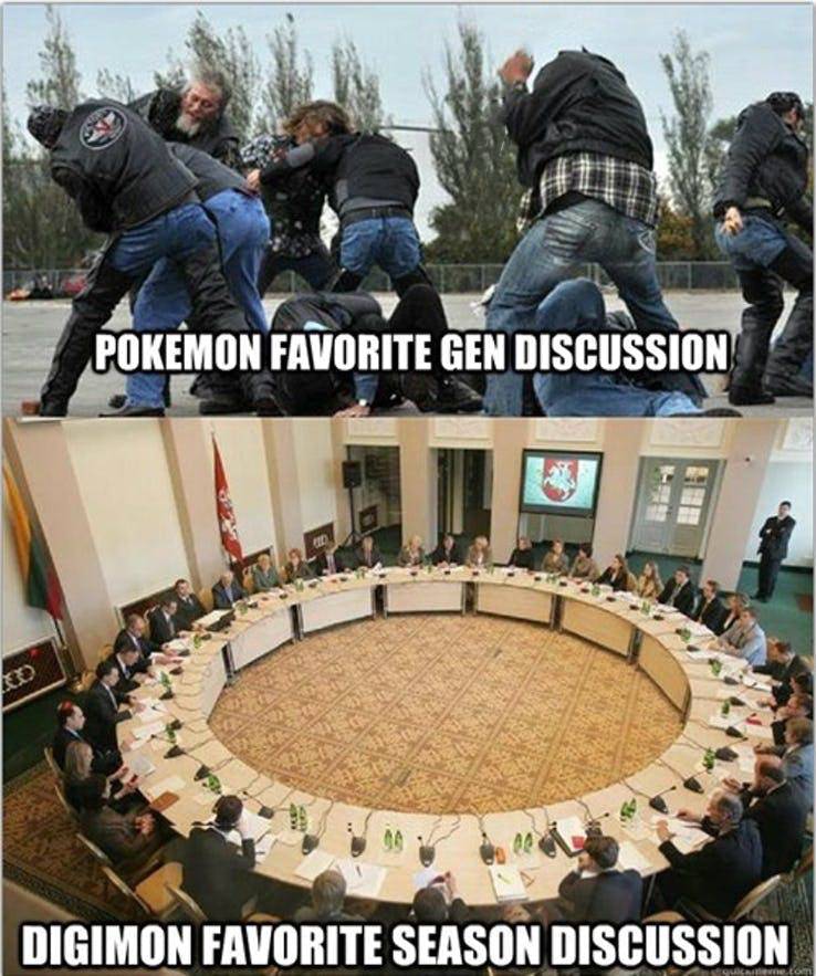 20 Hilarious Pokémon Vs. Digimon Memes That Make Fans Choose