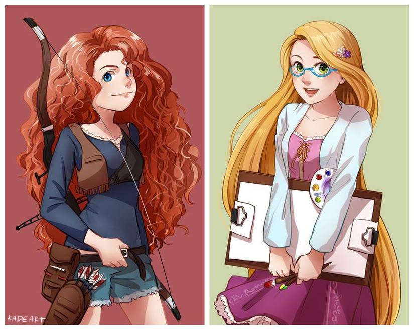 25 Cartoon Movie Characters Reimagined As College Students