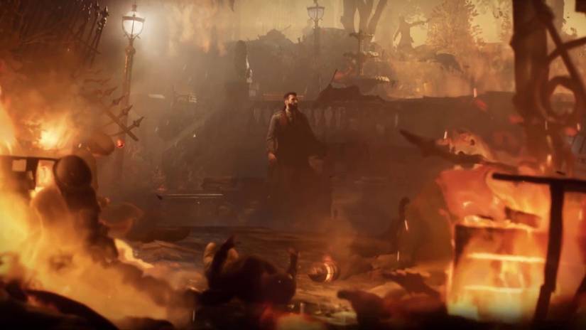 The fire has set fire to the Jonathan's ship.