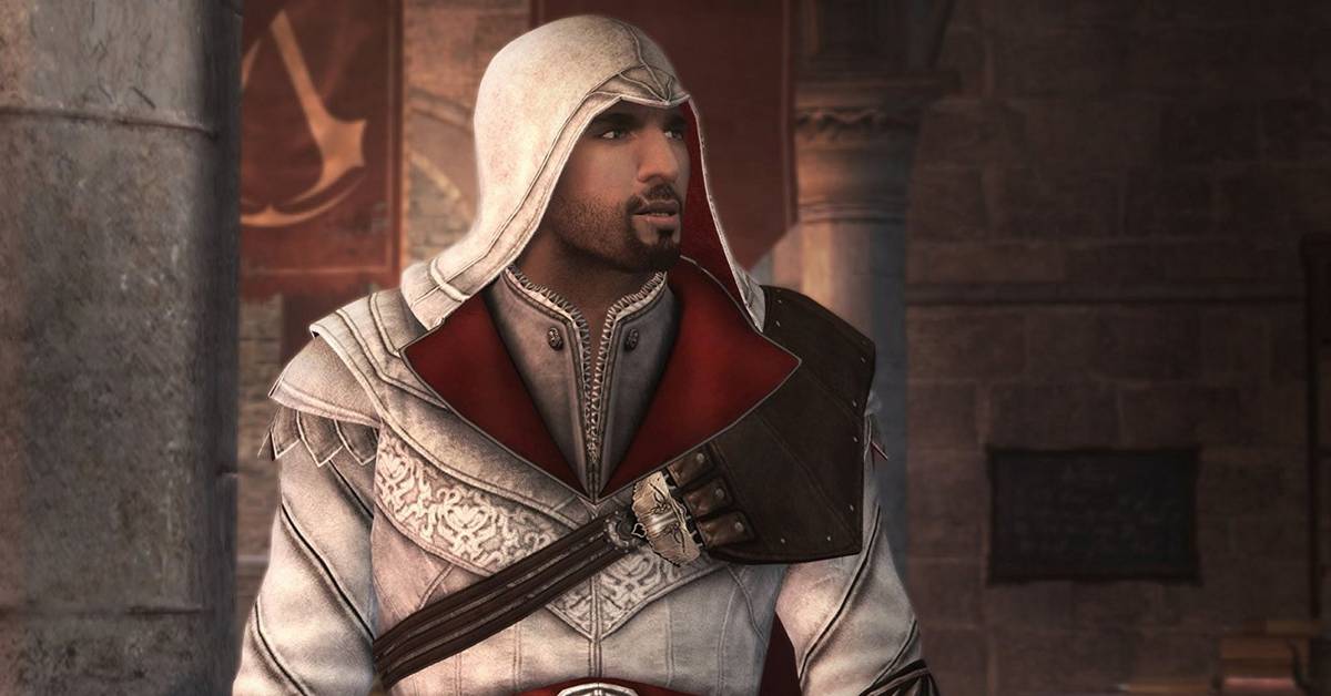 Assassin's Creed Brotherhood Ezio Auditore Bobblehead - Legendary Assassin Figure, 8 Inches Tall