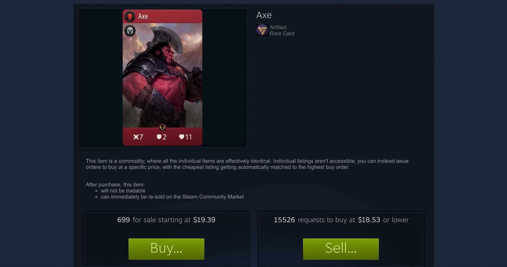 Artifact X Steam