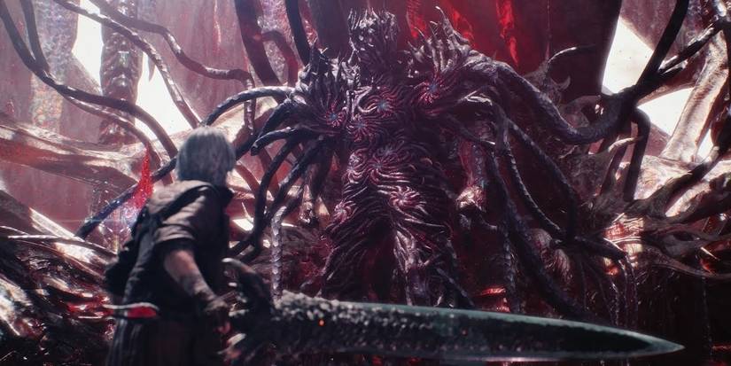 Dante faces Urizen in Devil May Cry 5