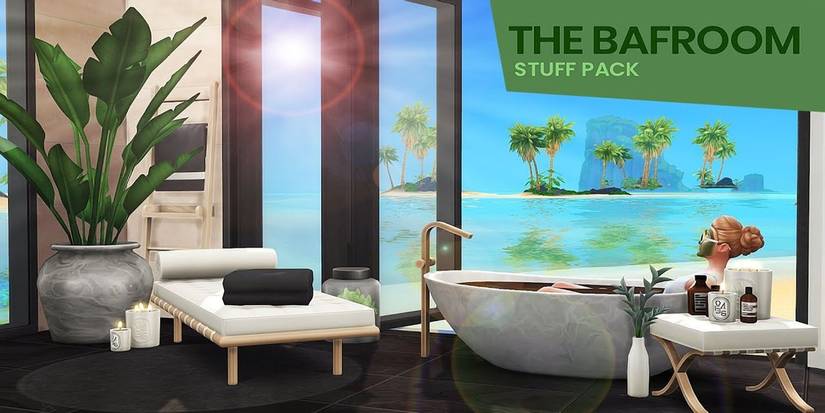 The Sims 4: Best Build Mode Custom Content For Bathrooms