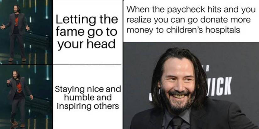 10 Feel Good Keanu Reeves Memes From E3 2019