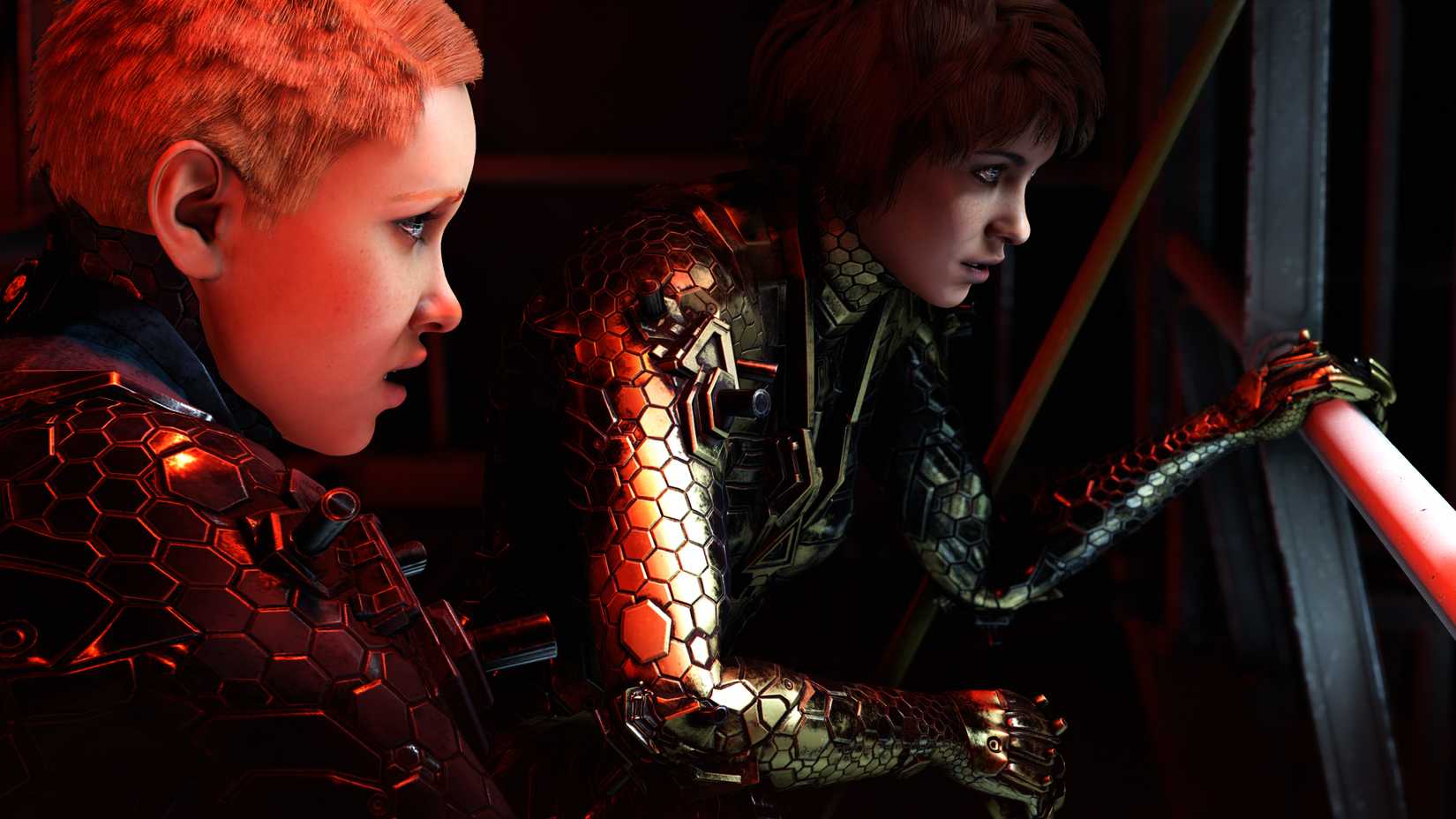 Jess and Soph in Wolfenstein Youngblood.