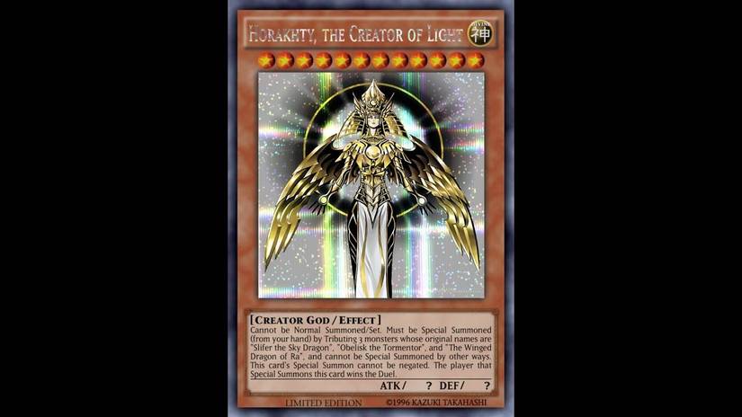 yugioh the creator god of light horakhty deck custom metal card Yugioh The Creator God of Light, Horakhty Golden English  New : Amazon.ae: Toys main image 0