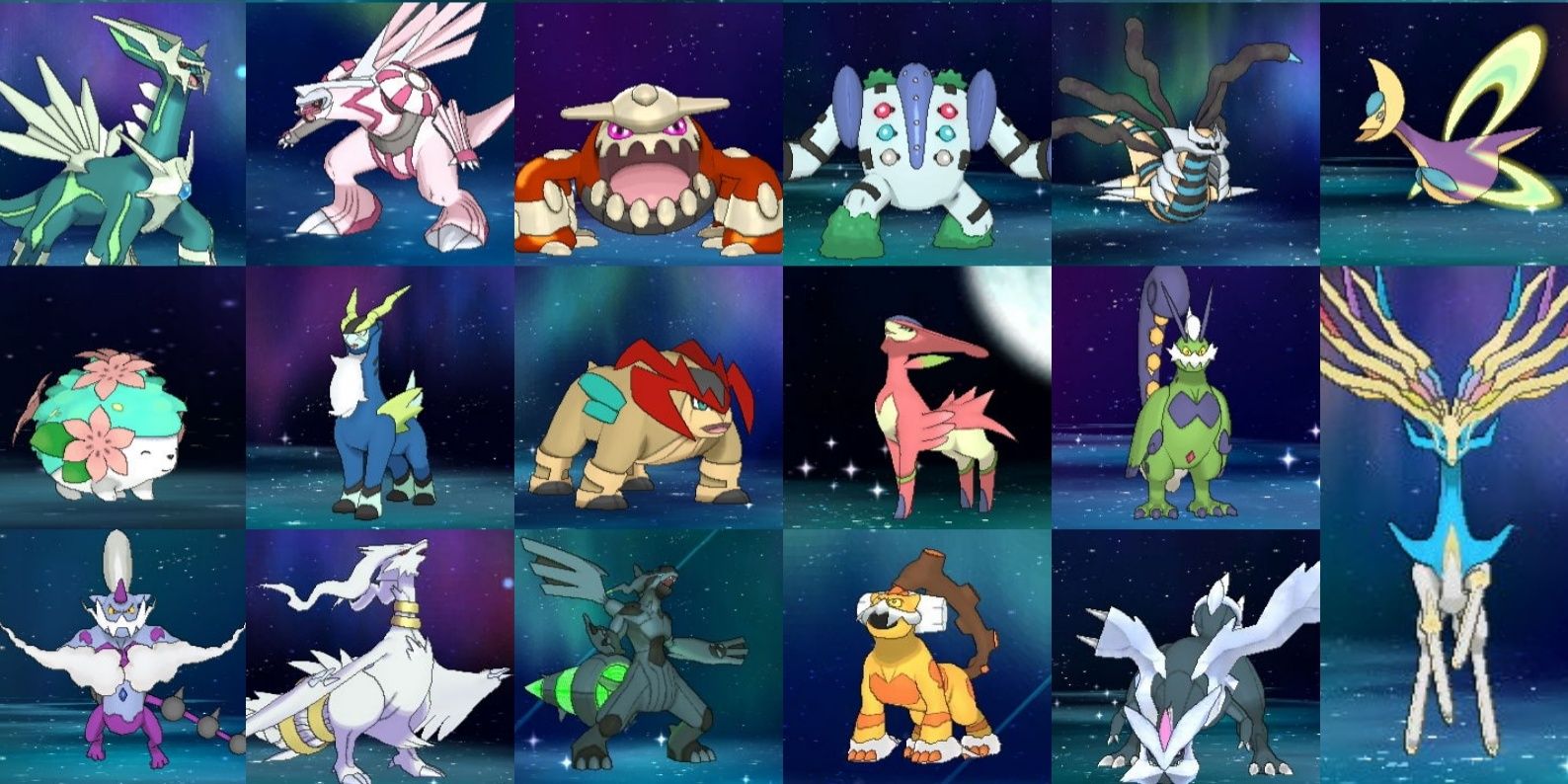 Pokemon Every Shiny Legendary Form Change Ranked Thegamer