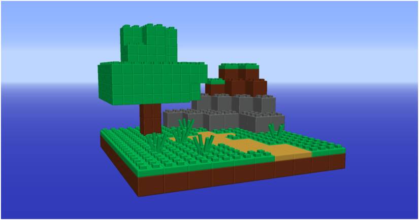 Someone Modded Minecraft To Look Like Lego