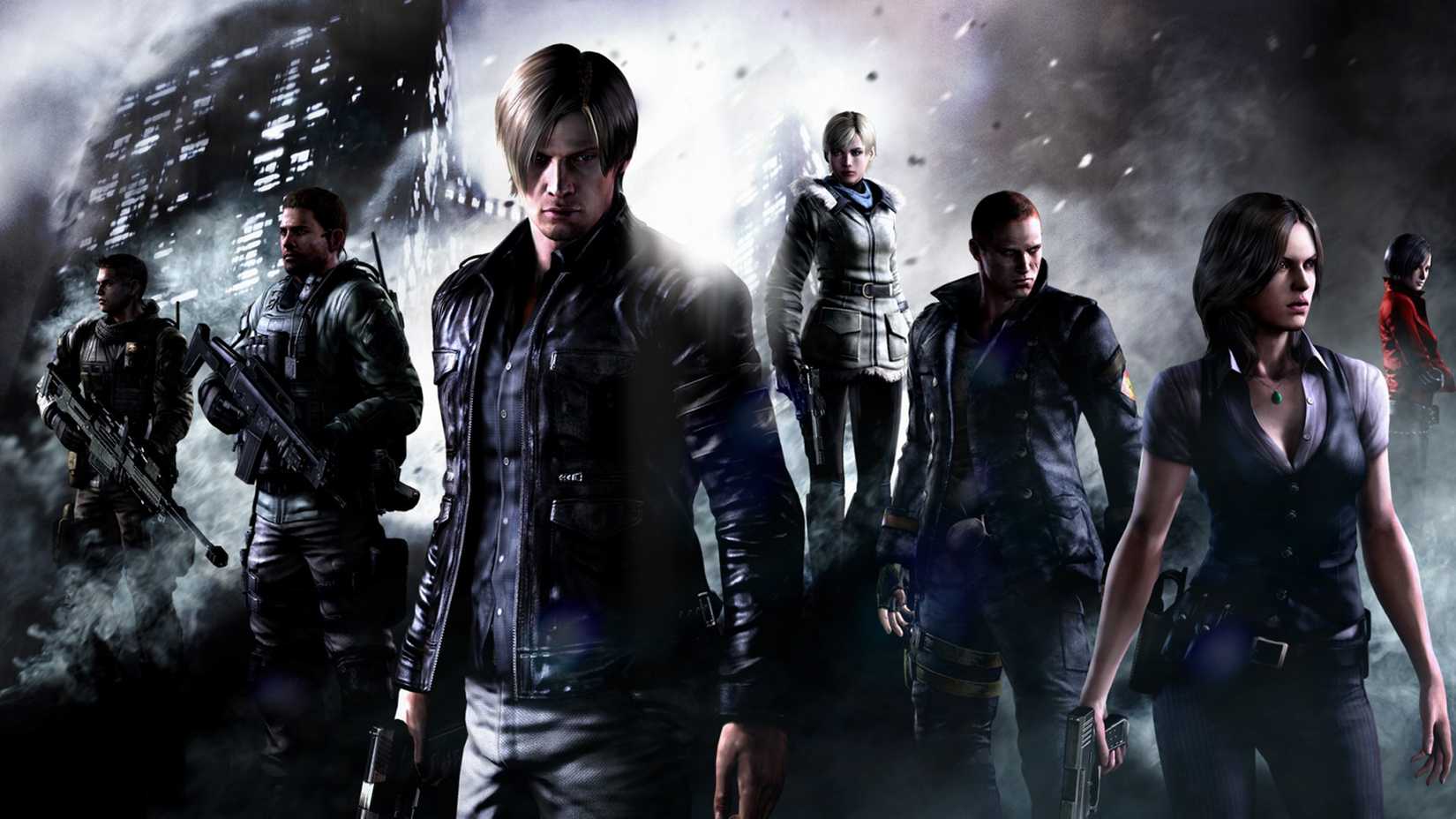 The main cast of Resident Evil 6.