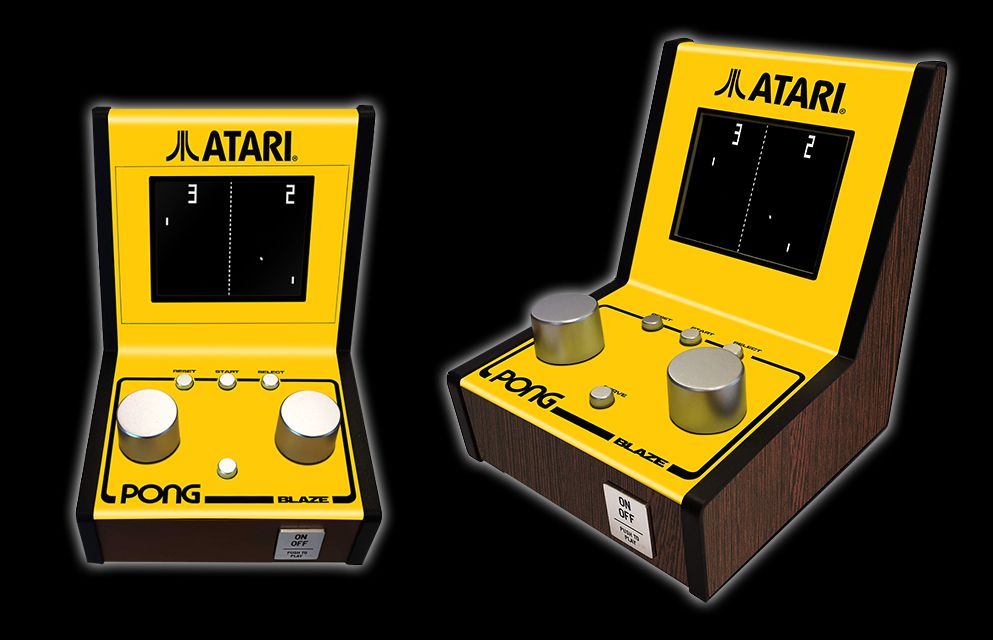 Atari Pong Mini Arcade レトロアーケード　ミニアーケード Atari Pong Mini Arcade (with 12 retro games) : Amazon.com.au
