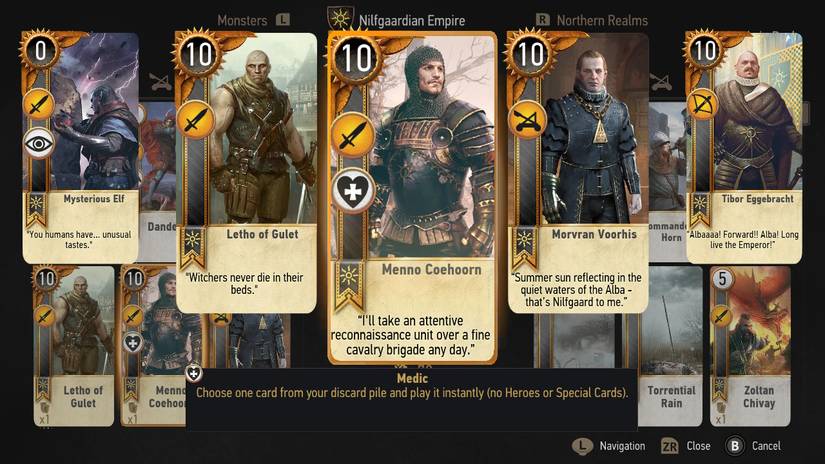 Gwent: 5 Best Cards In The Witcher 3 (& The 5 Worst Ones)