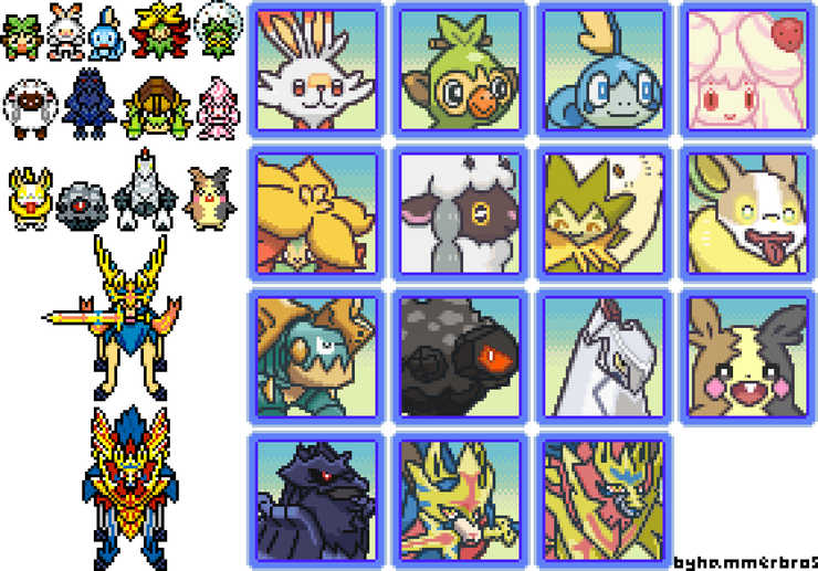 10 Pixel Art Pokemon From Sword Shield Thegamer Play pokemon games online in high quality in your browser! 10 pixel art pokemon from sword
