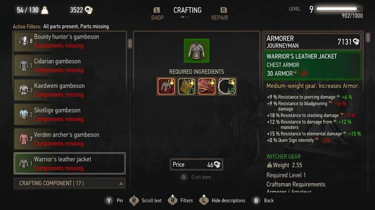 The Witcher 3 The Complete Guide To Crafting Thegamer Uninstallation remove modstartinggearset folder from the the witcher 3 wild hunt/mods directory of your game. the witcher 3 the complete guide to