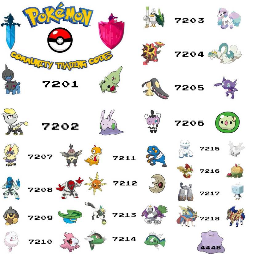 pokemon sword and shield card codes Pokmon Sword & Shield