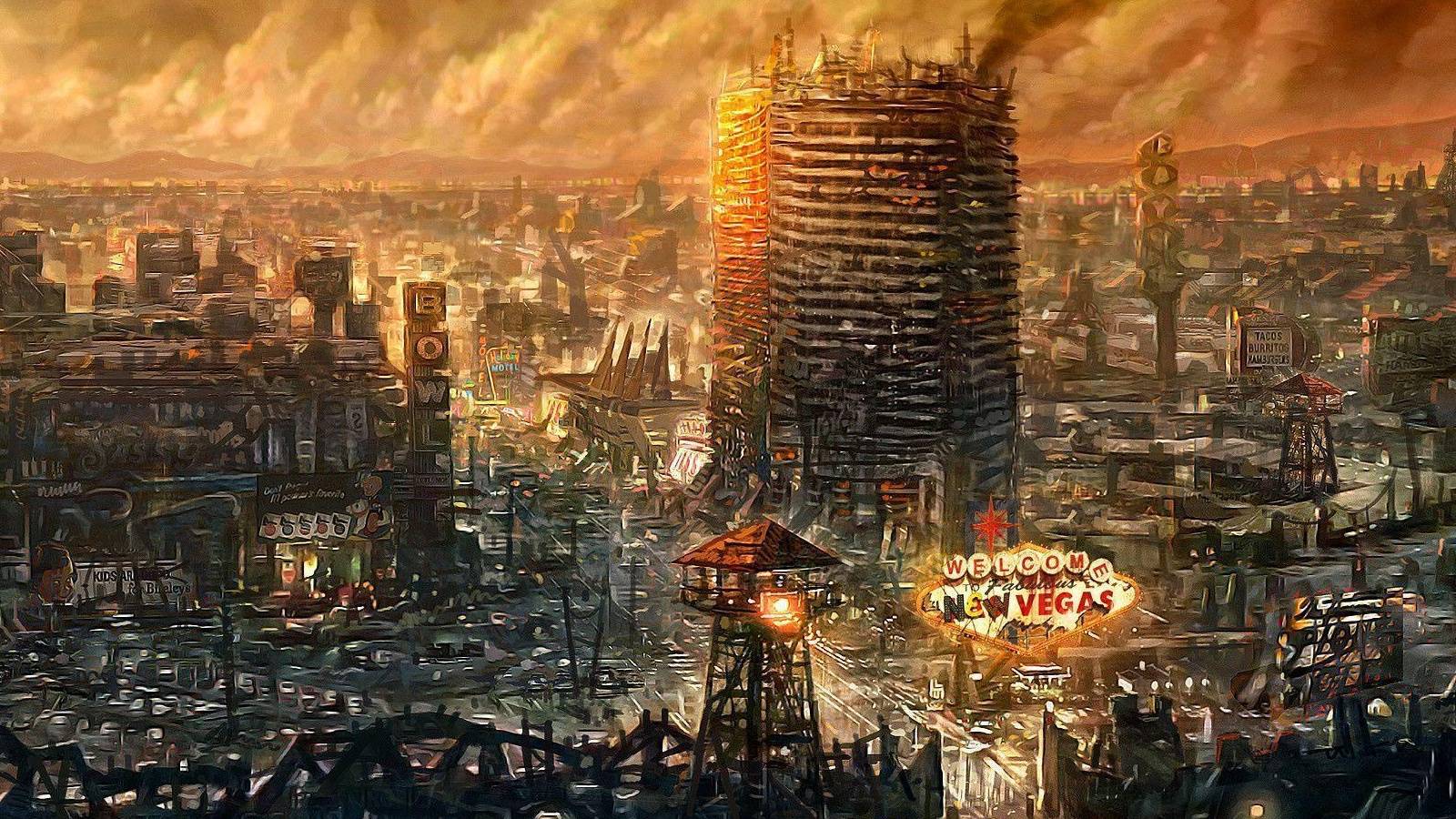 10 Amazing Pieces Of Fallout: New Vegas Concept Art, image size:1600x900