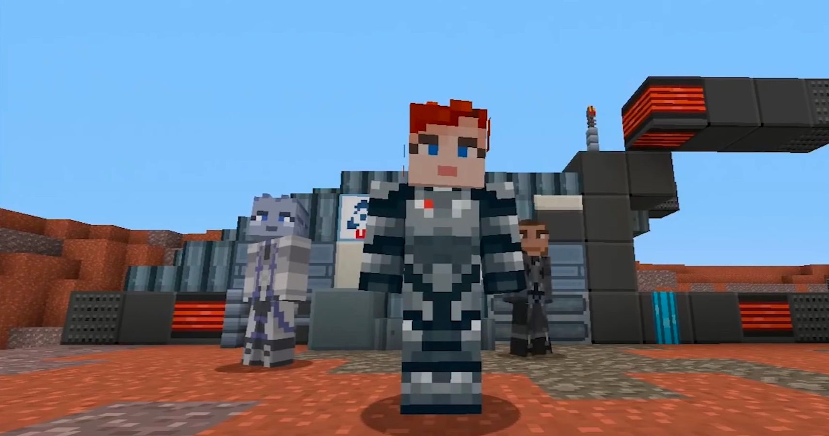 Minecraft Mass Effect Mash Up Lets Players Explore As Commander Shepard Once Again