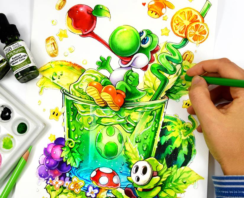 10 Amazing Yoshi Fan Art Creations