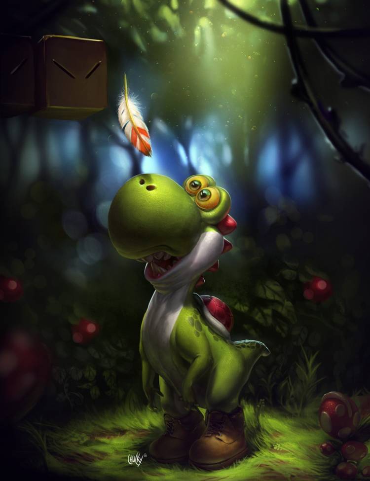 10 Amazing Yoshi Fan Art Creations