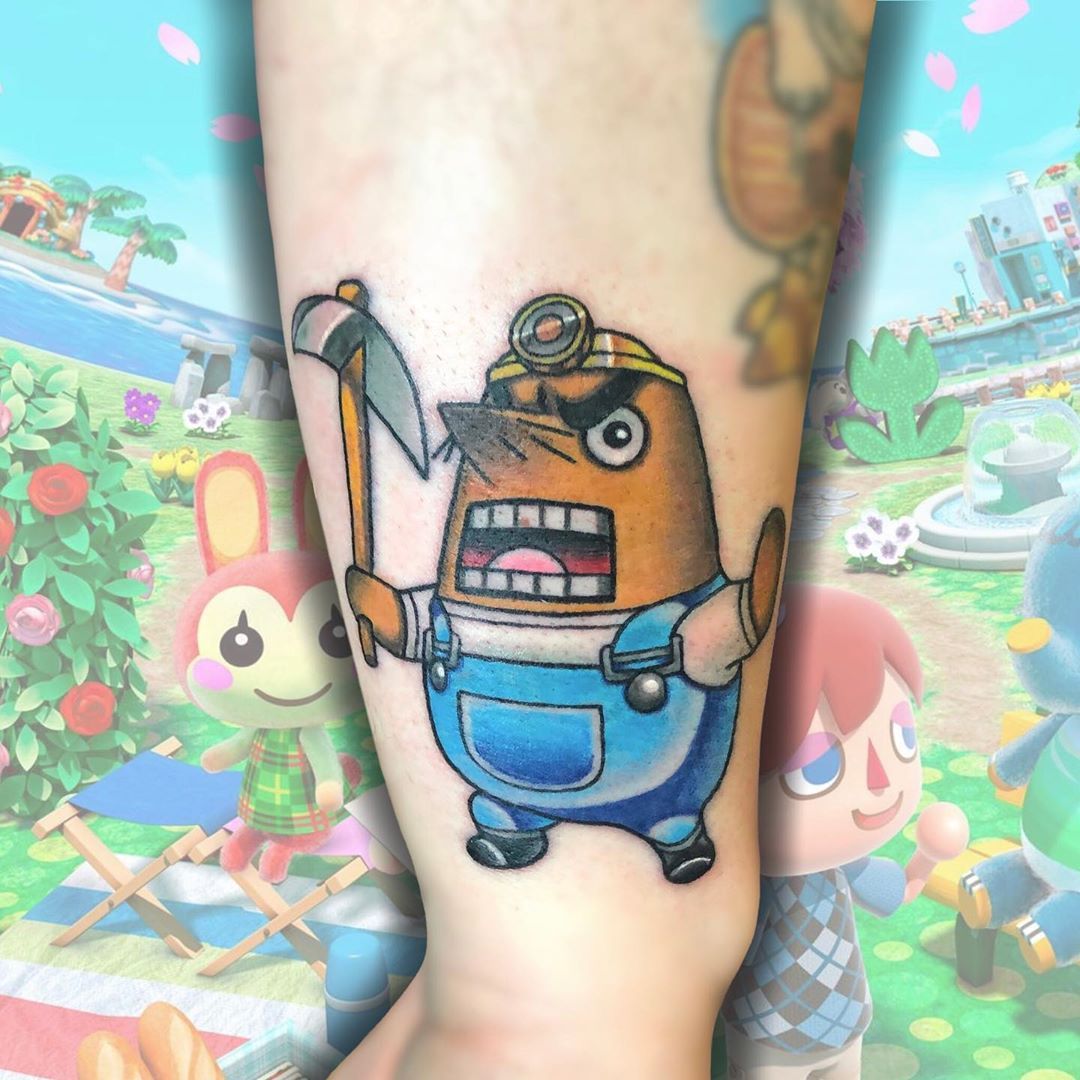 10 Adorable Animal Crossing Tattoos